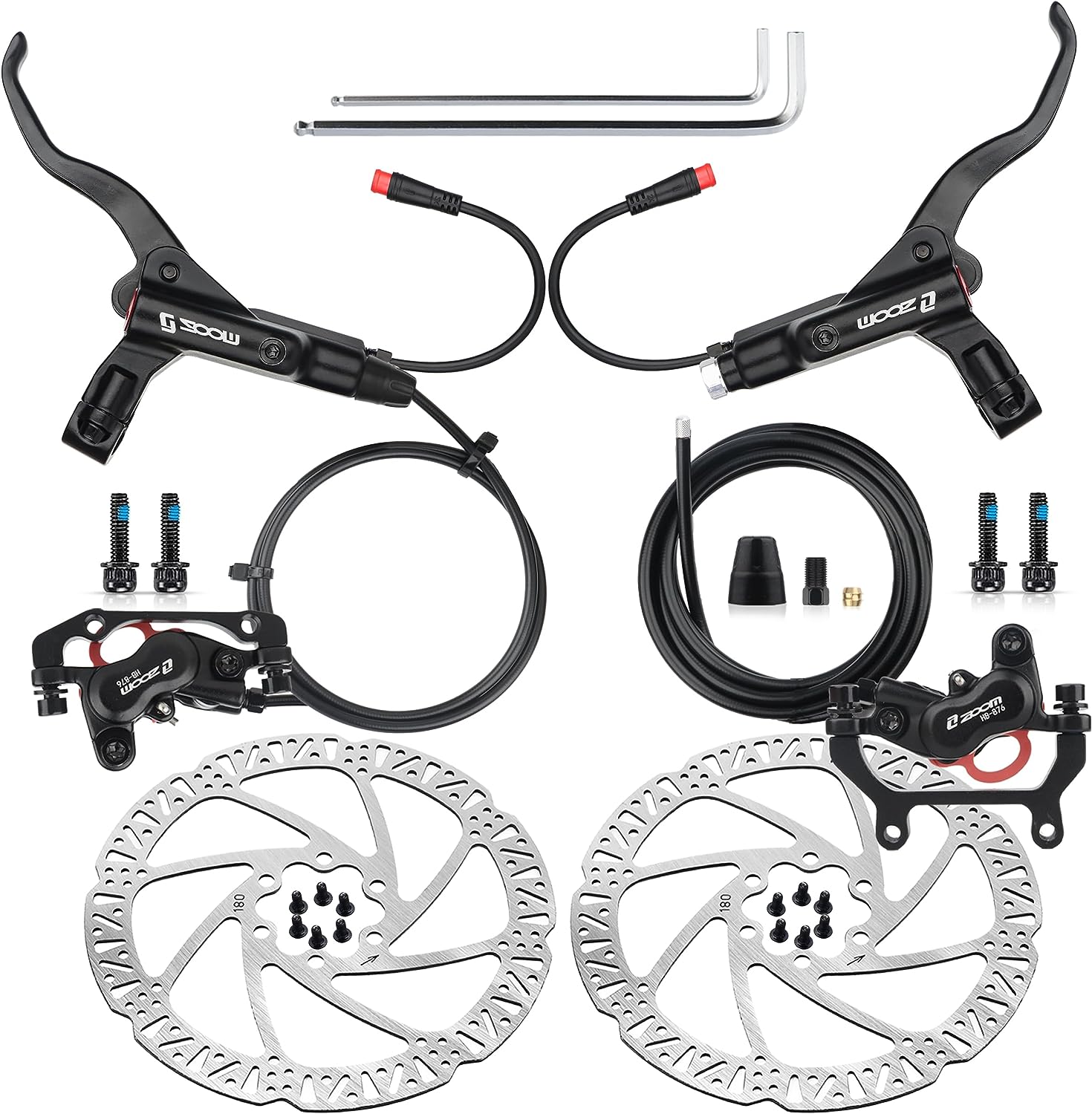 ZOOM HB-875E/876E Electric Bike Hydraulic Disc Brake – BHive Moto Shop